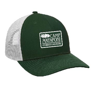 MESH BACK TRUCKER HAT w/ EMBROIDERED PATCH